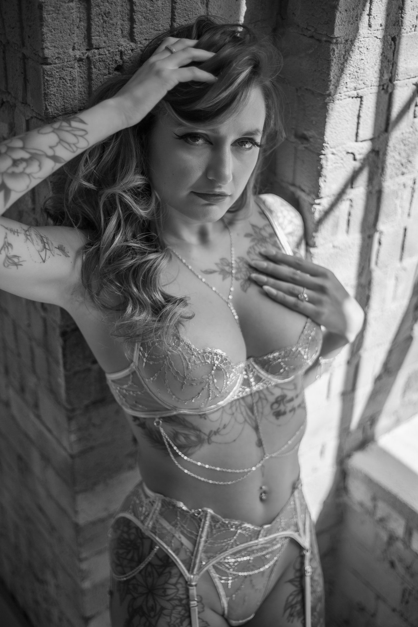 Brick and Lace · photograph, Porch Light Studio